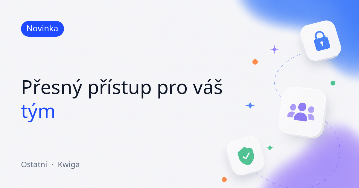 Přesnější přístup týmu: přehledy jednotlivě a vlastní úložiště