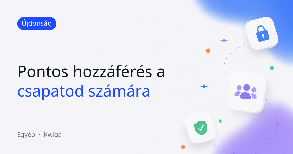 Pontosabb csapathozzáférés: jelentések egyenként, saját tárhely