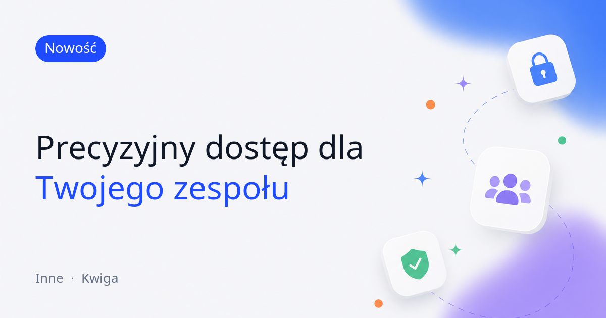 Precyzyjniejszy dostęp zespołu: raporty pojedynczo i własna przestrzeń dyskowa