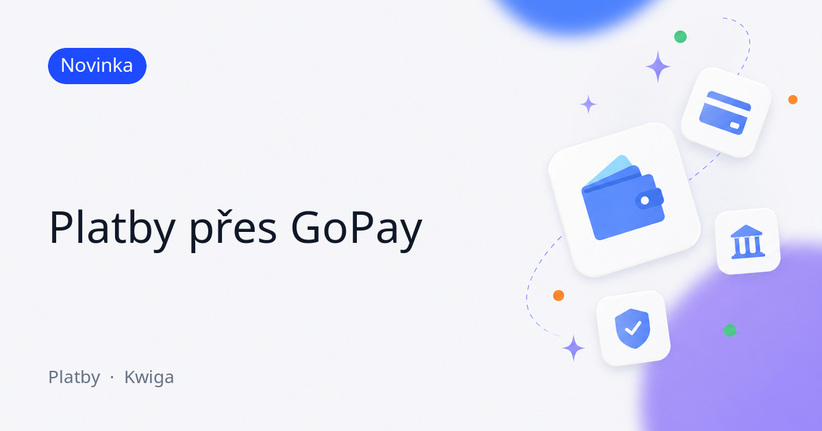 Platby přes GoPay