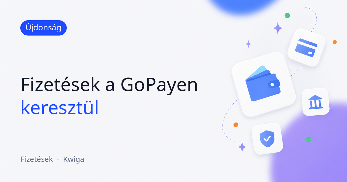 Fizetések a GoPayen keresztül