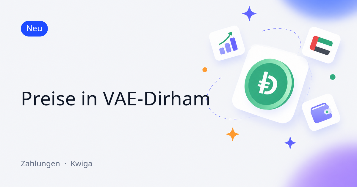 Preise in VAE-Dirham 🇦🇪