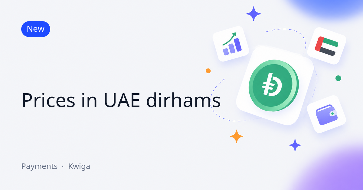 Prices in UAE dirhams 🇦🇪