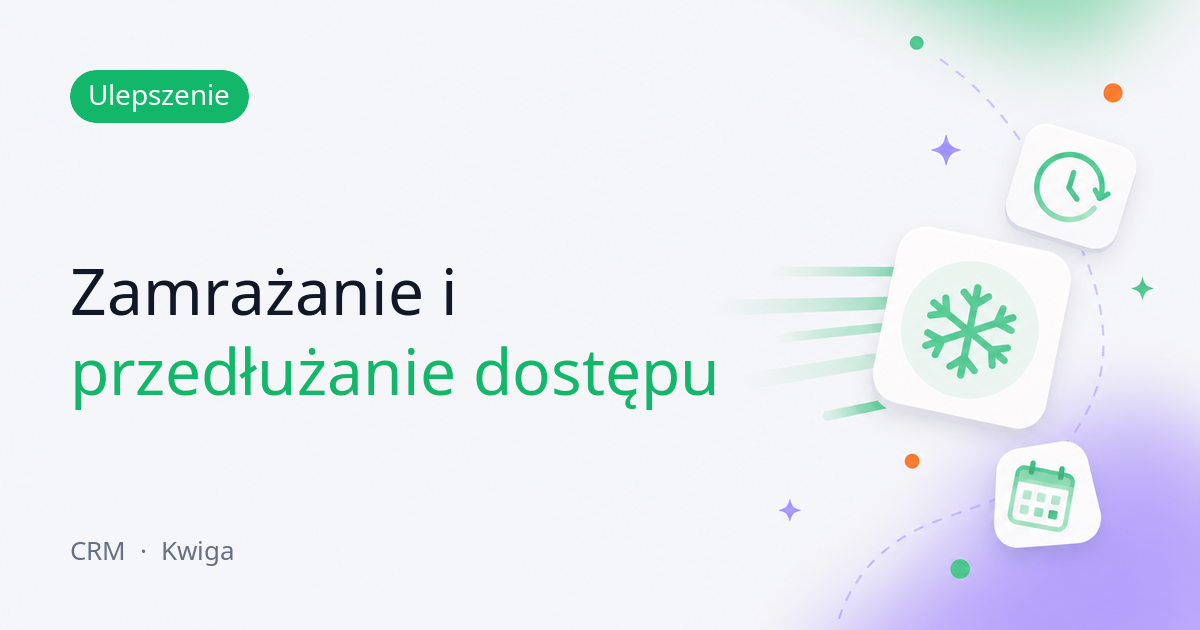 Zarządzanie dostępem do produktu z poziomu karty kontaktu