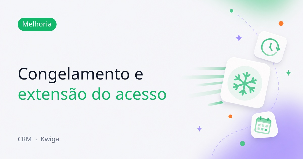 Gerenciamento do acesso ao produto pelo cartão de contato
