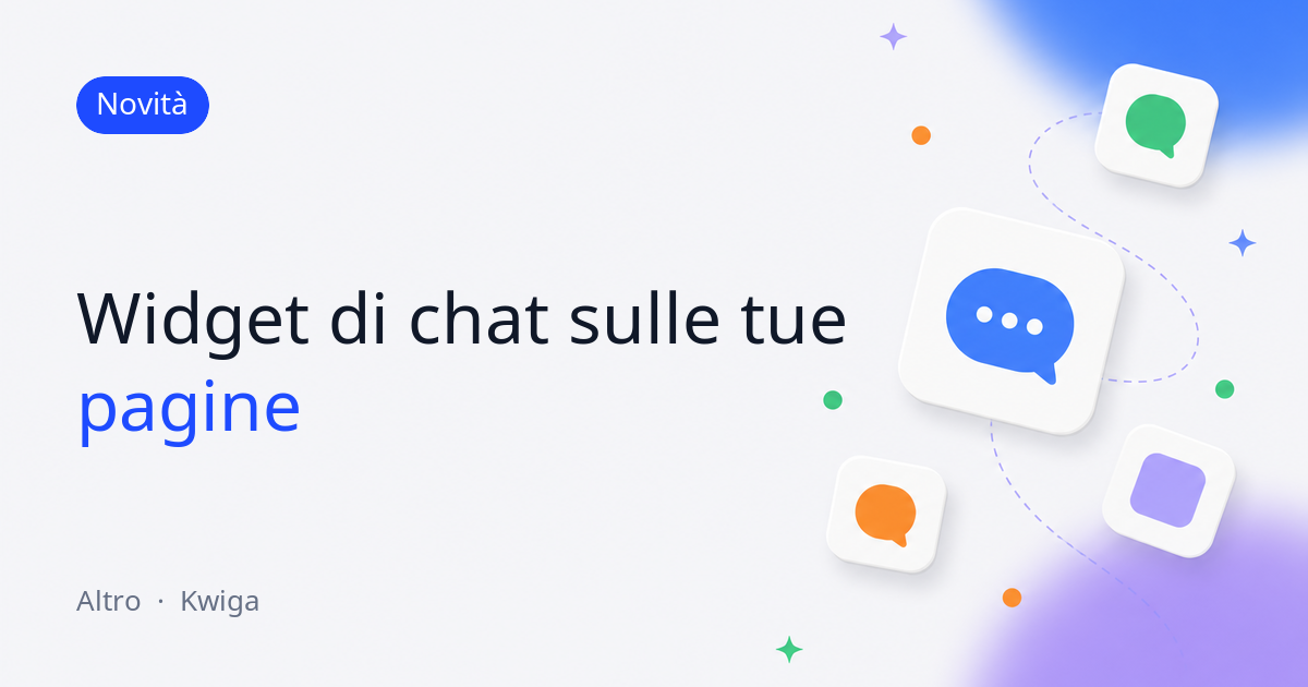 Widget di chat: assistenza dal vivo sulle pagine della tua scuola