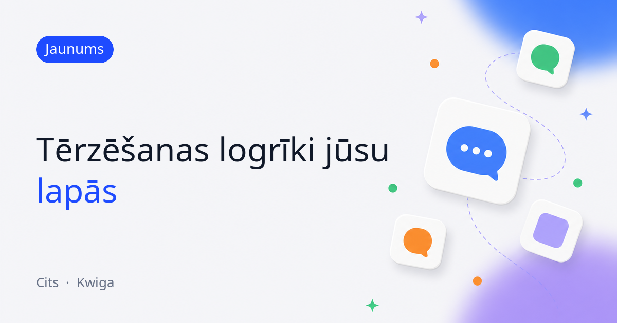 Tērzēšanas logrīki: tiešraides atbalsts jūsu skolas lapās
