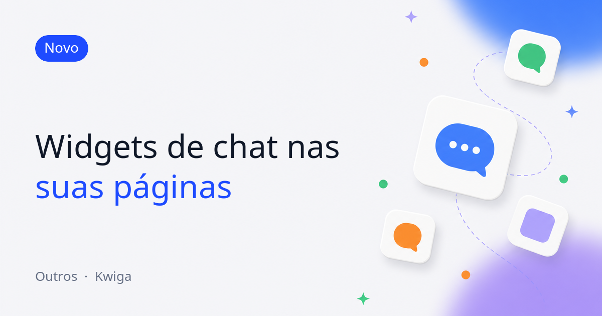 Widgets de chat: suporte ao vivo nas páginas da sua escola