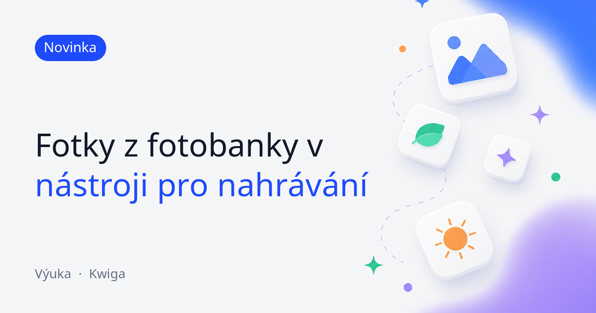 Galerie fotek z fotobanky přímo v nástroji pro nahrávání obrázků