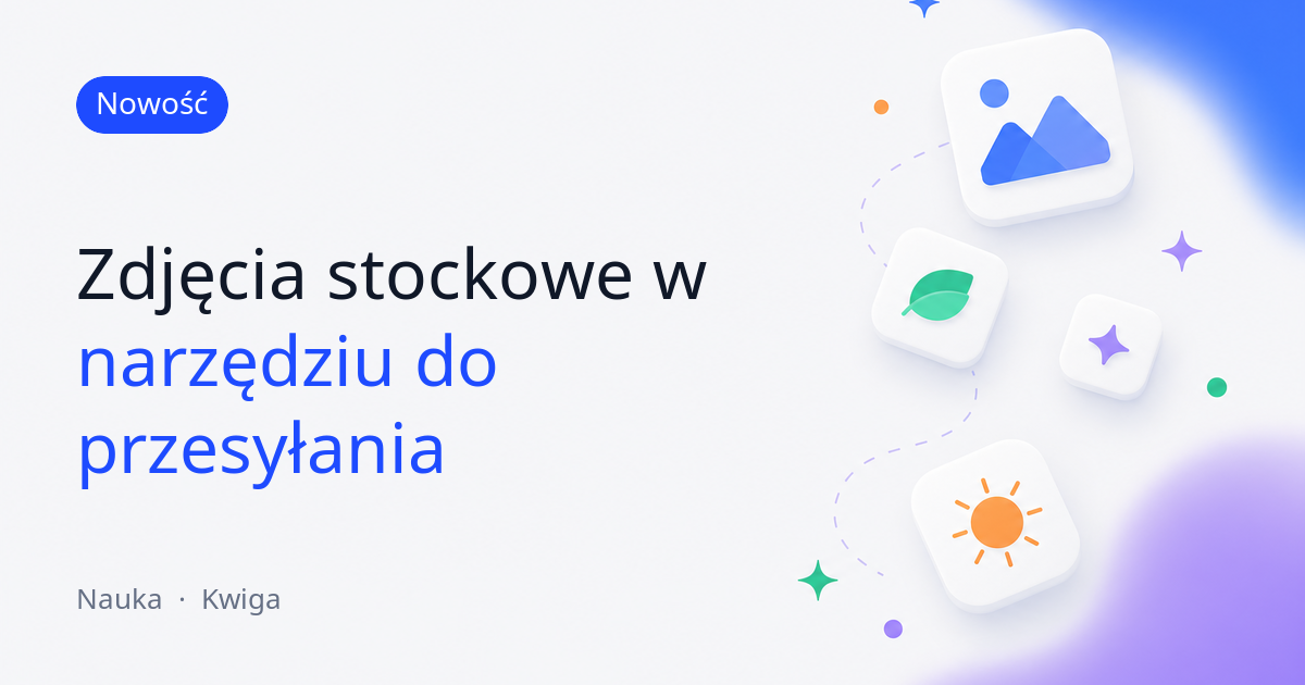 Galeria zdjęć stockowych bezpośrednio w narzędziu do przesyłania obrazów